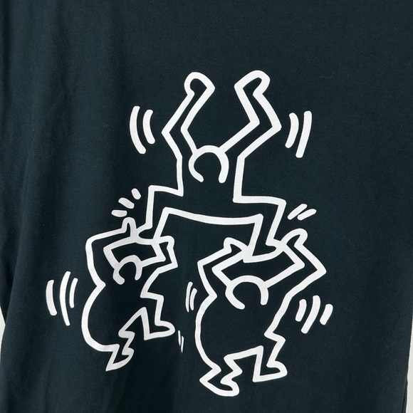 Mens Y2K Converse X Keith Hairing Artist Graphic Shirt Size S - Picture 2 of 8